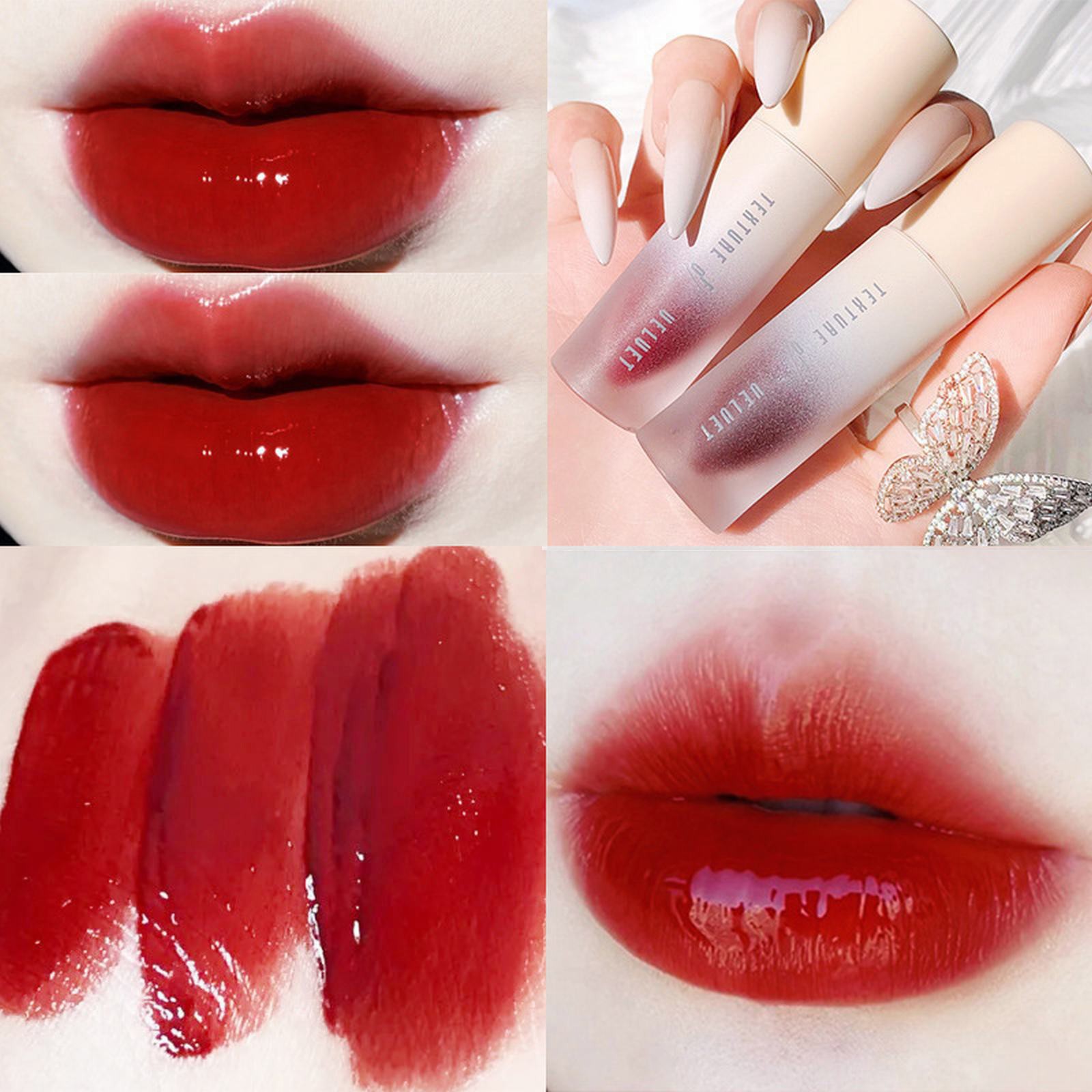 ASEIDFNSA Lip Gloss Flavoring Lip Gloss Glitter for Lip Gloss Making Lip  Glaze Mist Face Velvet Moisturizing Student Girl Lipstick Lipstick 3Ml
